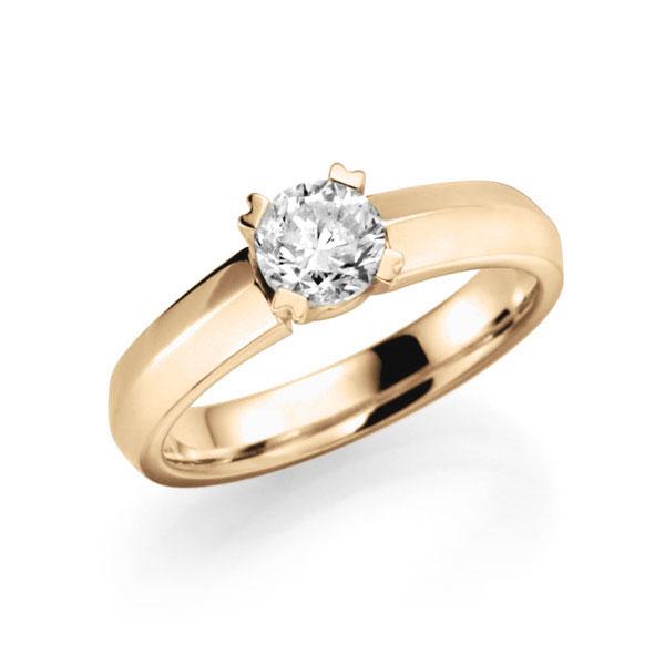 Verlobungsring in Roségold 585 mit 0,7 ct. Brillant tw, si von 123GOLD - E-367FZ-EE5-1R7K9LZ Verlobungsring in Roségold 585 mit 0,7 ct. Brillant tw, si von 123GOLD - E-367FZ-EE5-1R7K9LZ