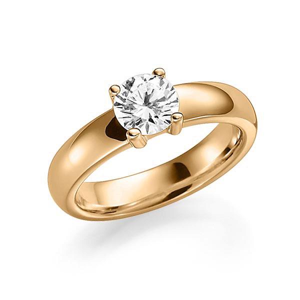 Verlobungsring in Roségold 585 mit 0,7 ct. Brillant tw, si von 123gold - E-TVLBL-E5-1R7K9LZ Verlobungsring in Roségold 585 mit 0,7 ct. Brillant tw, si von 123gold - E-TVLBL-E5-1R7K9LZ