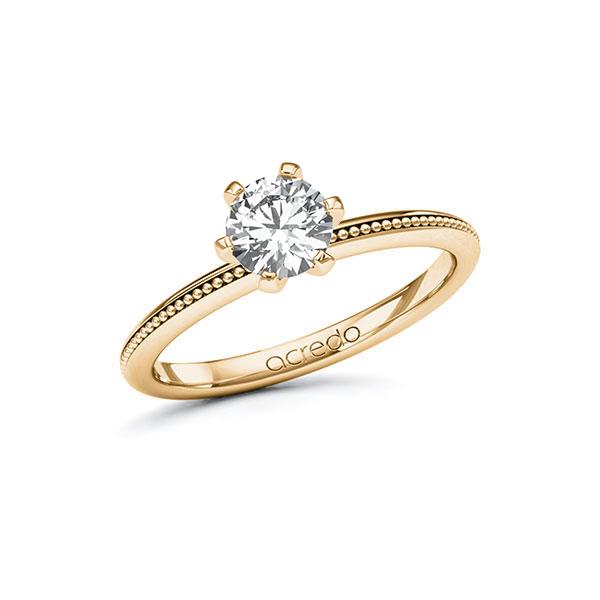 Verlobungsring in Roségold 585 mit 0,7 ct. Brillant tw, si von acredo - A-10ZHXH-EE5-1R7LEFZ Verlobungsring in Roségold 585 mit 0,7 ct. Brillant tw, si von acredo - A-10ZHXH-EE5-1R7LEFZ