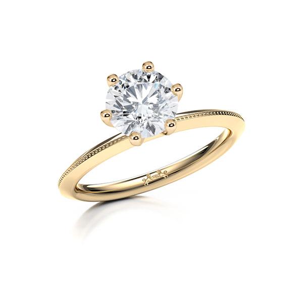 Verlobungsring in Roségold 585 mit 0,7 ct. Brillant tw, si von Steinberg - Q-13J3JM-EE5-1R7KAKZ Verlobungsring in Roségold 585 mit 0,7 ct. Brillant tw, si von Steinberg - Q-13J3JM-EE5-1R7KAKZ