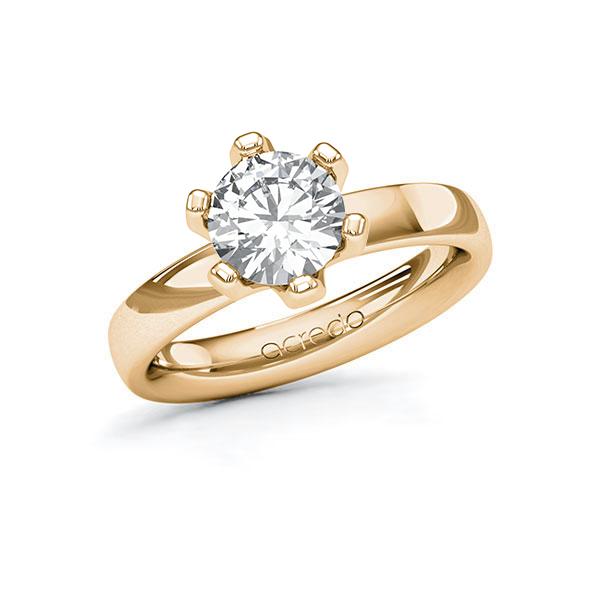 Verlobungsring in Roségold 585 mit 1,5 ct. Brillant tw, vs von acredo - A-10G365-EE5-1R0SUNZ Verlobungsring in Roségold 585 mit 1,5 ct. Brillant tw, vs von acredo - A-10G365-EE5-1R0SUNZ