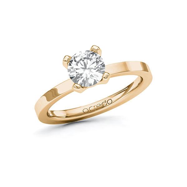 Verlobungsring in Roségold 585 mit 1 ct. Brillant tw, vs von acredo - A-10G5P7-EE5-1R0QNNZ Verlobungsring in Roségold 585 mit 1 ct. Brillant tw, vs von acredo - A-10G5P7-EE5-1R0QNNZ