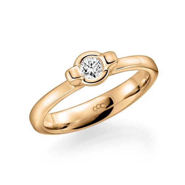 Verlobungsring in Roségold 585 mit zus. 0,15 ct. Brillant tw, si von acredo - A-10L5Y1-E5-1TWR9Z Verlobungsring in Roségold 585 mit zus. 0,15 ct. Brillant tw, si von acredo - A-10L5Y1-E5-1TWR9Z