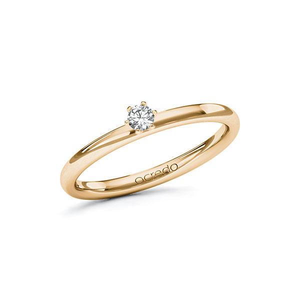 Verlobungsring in Roségold 585 mit zus. 0,1 ct. Brillant tw, si von acredo - A-10EF2P-EE5-1R0SUDZ Verlobungsring in Roségold 585 mit zus. 0,1 ct. Brillant tw, si von acredo - A-10EF2P-EE5-1R0SUDZ