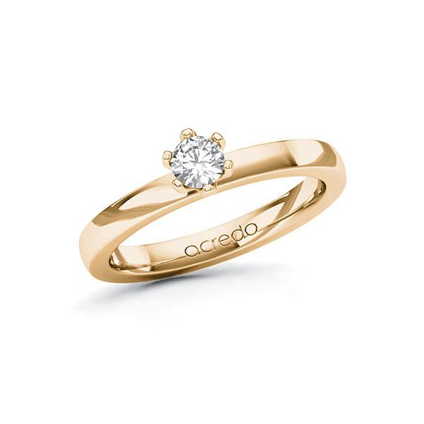 Verlobungsring in Roségold 585 mit zus. 0,25 ct. Brillant tw, si von acredo - A-10ELXQ-EE5-1R0SUJZ Verlobungsring in Roségold 585 mit zus. 0,25 ct. Brillant tw, si von acredo - A-10ELXQ-EE5-1R0SUJZ