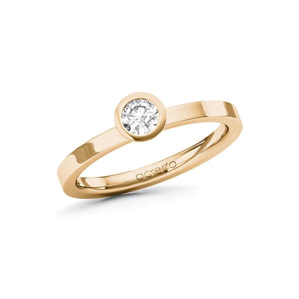 Verlobungsring in Roségold 585 mit zus. 0,25 ct. Brillant tw, si von acredo - A-10F820-EE5-3NHBSZ Verlobungsring in Roségold 585 mit zus. 0,25 ct. Brillant tw, si von acredo - A-10F820-EE5-3NHBSZ