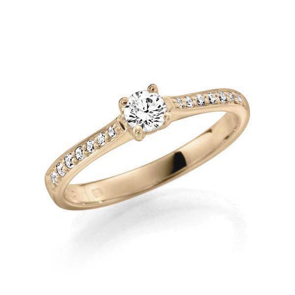 Verlobungsring in Roségold 585 mit zus. 0,29 ct. Brillant tw, si von 123gold - E-S99RG-E5-1PVYMFZ Verlobungsring in Roségold 585 mit zus. 0,29 ct. Brillant tw, si von 123gold - E-S99RG-E5-1PVYMFZ
