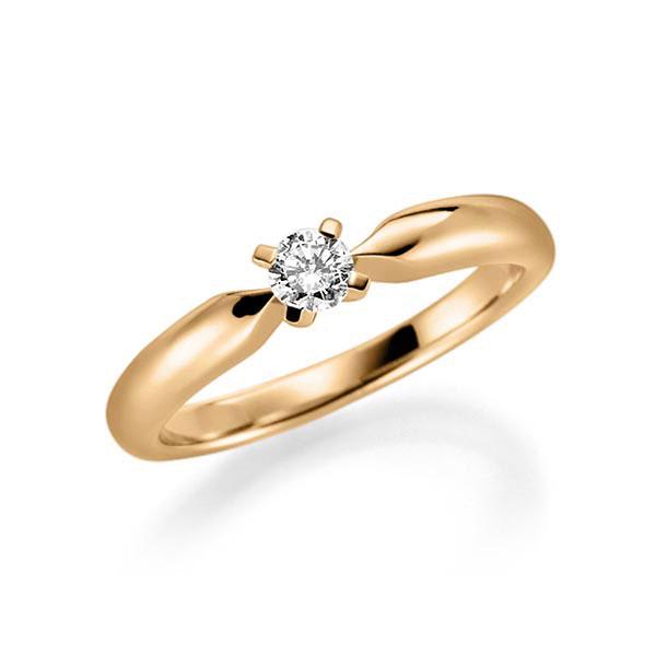 Verlobungsring in Roségold 585 mit zus. 0,2 ct. Brillant tw, vs von 123gold - E-2TRHU-E5-1TT9UZ Verlobungsring in Roségold 585 mit zus. 0,2 ct. Brillant tw, vs von 123gold - E-2TRHU-E5-1TT9UZ