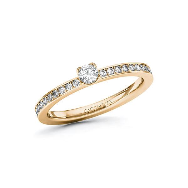 Verlobungsring in Roségold 585 mit zus. 0,35 ct. Brillant tw, si von acredo - A-ZWHYL-EE5-1Y27Y6Z Verlobungsring in Roségold 585 mit zus. 0,35 ct. Brillant tw, si von acredo - A-ZWHYL-EE5-1Y27Y6Z