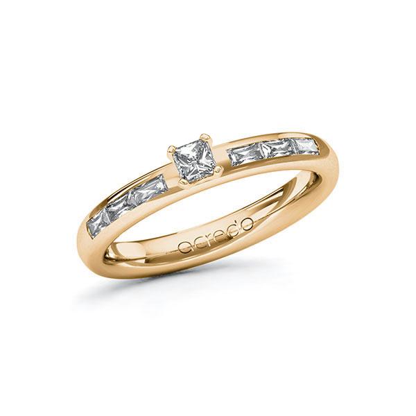 Verlobungsring in Roségold 585 mit zus. 0,45 ct. Brillant tw, vs von acredo - A-ZYP1I-EE5-1RSFVIZ Verlobungsring in Roségold 585 mit zus. 0,45 ct. Brillant tw, vs von acredo - A-ZYP1I-EE5-1RSFVIZ