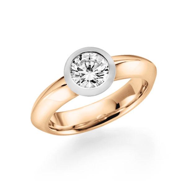 Verlobungsring in Roségold 585 Weißgold 585 mit 0,7 ct. Brillant tw, si von 123gold - E-36D7T-EW5-1R7KG4Z Verlobungsring in Roségold 585 Weißgold 585 mit 0,7 ct. Brillant tw, si von 123gold - E-36D7T-EW5-1R7KG4Z