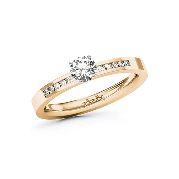 Verlobungsring in Roségold 585 Weißgold 750 mit 0,4 ct. + zus. 0,1 ct. Brillant tw, si von Steinberg - Q-ZT2NS-E5-1RD2BEZ Verlobungsring in Roségold 585 Weißgold 750 mit 0,4 ct. + zus. 0,1 ct. Brillant tw, si von Steinberg - Q-ZT2NS-E5-1RD2BEZ