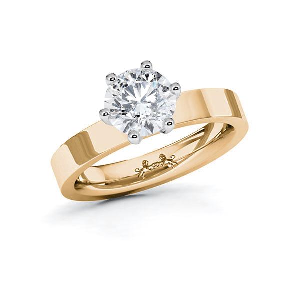 Verlobungsring in Roségold 585 Weißgold 750 mit 0,7 ct. Brillant tw, vs von Steinberg - Q-ZT7IW-E5-1IV4HLZ Verlobungsring in Roségold 585 Weißgold 750 mit 0,7 ct. Brillant tw, vs von Steinberg - Q-ZT7IW-E5-1IV4HLZ