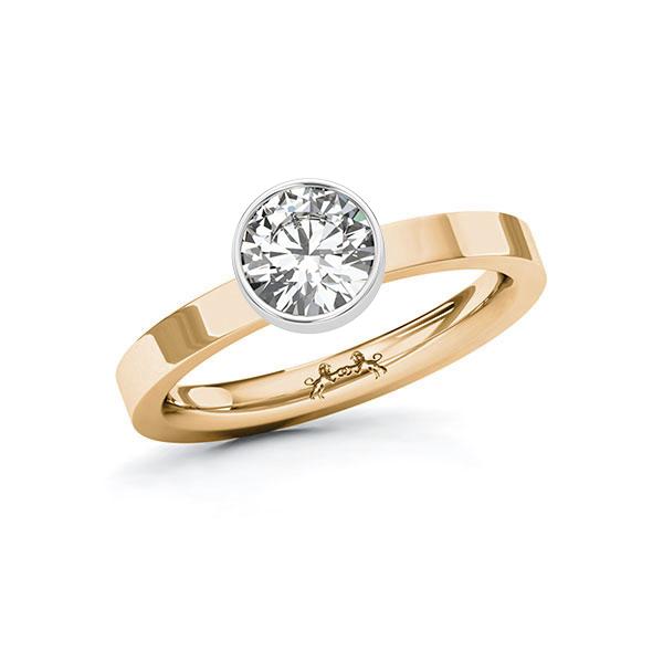 Verlobungsring in Roségold 585 Weißgold 750 mit 1 ct. Brillant tw, vs von Steinberg - Q-ZT709-E5-1IV64GZ Verlobungsring in Roségold 585 Weißgold 750 mit 1 ct. Brillant tw, vs von Steinberg - Q-ZT709-E5-1IV64GZ