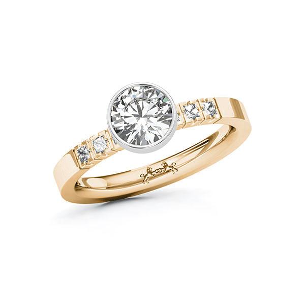 Verlobungsring in Roségold 585 Weißgold 750 mit 1 ct. + zus. 0,18 ct. Brillant tw, vs tw, si von Steinberg - Q-ZT3JP-E5-1QAJRCZ Verlobungsring in Roségold 585 Weißgold 750 mit 1 ct. + zus. 0,18 ct. Brillant tw, vs tw, si von Steinberg - Q-ZT3JP-E5-1QAJRCZ