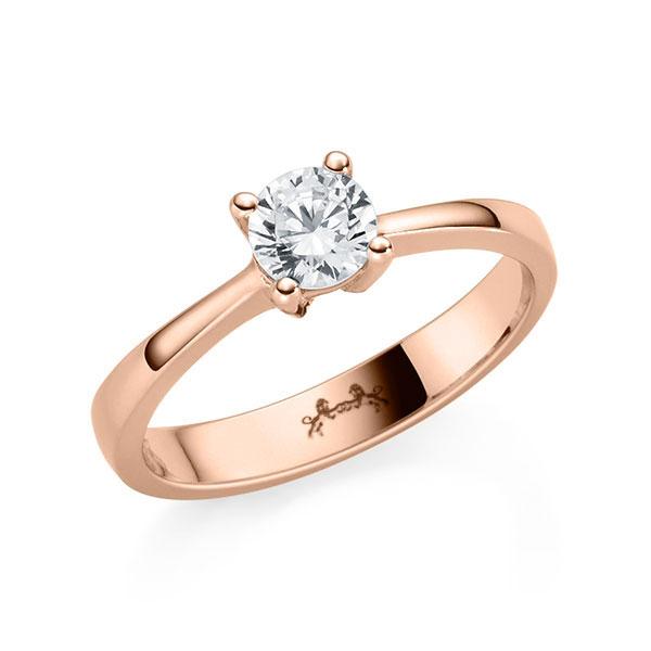 Verlobungsring in Rotgold 585 mit 0,4 ct. Brillant tw, si von Steinberg - C-TJ936-R5-1R7K9JZ Verlobungsring in Rotgold 585 mit 0,4 ct. Brillant tw, si von Steinberg - C-TJ936-R5-1R7K9JZ