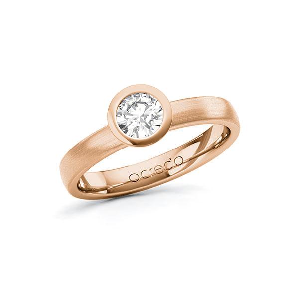 Verlobungsring in Rotgold 585 mit 0,5 ct. Brillant tw, si von acredo - A-13MX2W-RR5-1R7LELZ Verlobungsring in Rotgold 585 mit 0,5 ct. Brillant tw, si von acredo - A-13MX2W-RR5-1R7LELZ