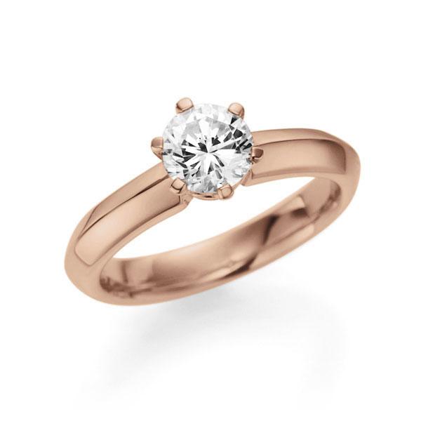 Verlobungsring in Rotgold 585 mit 0,7 ct. Brillant tw, si von 123gold - E-367D4-RR5-1R7K5HZ Verlobungsring in Rotgold 585 mit 0,7 ct. Brillant tw, si von 123gold - E-367D4-RR5-1R7K5HZ