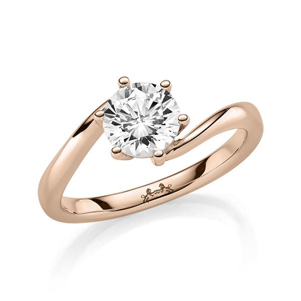 Verlobungsring in Rotgold 585 mit 1 ct. Brillant tw, si von Steinberg - Q-11QJ8H-R5-1R7K5IZ Verlobungsring in Rotgold 585 mit 1 ct. Brillant tw, si von Steinberg - Q-11QJ8H-R5-1R7K5IZ