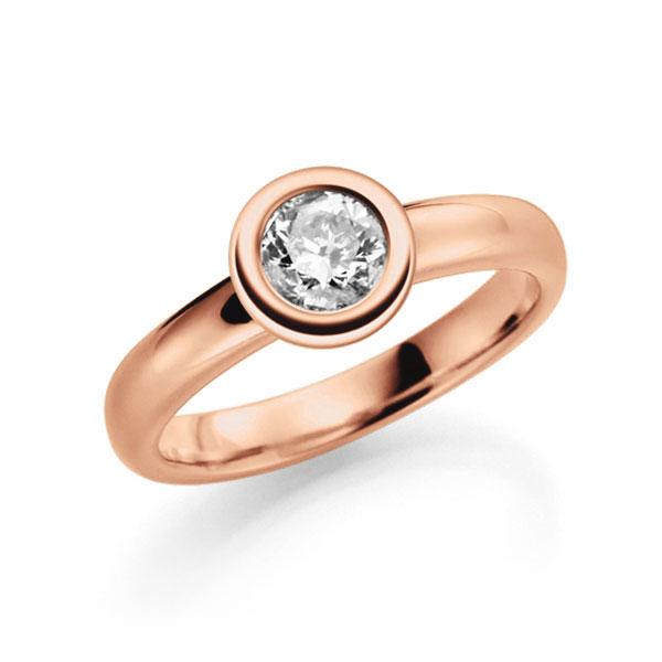 Verlobungsring in Rotgold 585 mit 2 ct. Brillant tw, vs von 123GOLD - E-PRW1B-RR5-1IVN5GZ Verlobungsring in Rotgold 585 mit 2 ct. Brillant tw, vs von 123GOLD - E-PRW1B-RR5-1IVN5GZ
