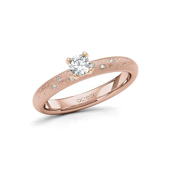 Verlobungsring in Rotgold 585 mit zus. 0,28 ct. Brillant tw, si von acredo - A-11LW4U-RR5-1TVPV7Z Verlobungsring in Rotgold 585 mit zus. 0,28 ct. Brillant tw, si von acredo - A-11LW4U-RR5-1TVPV7Z