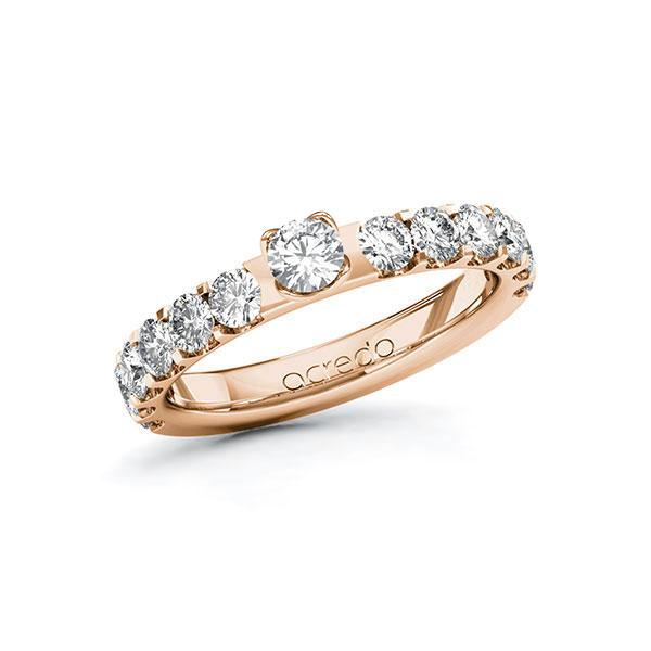 Verlobungsring in Rotgold 585 mit zus. 1,28 ct. Brillant tw, si von acredo - A-10DDFY-RR5-1R84UHZ Verlobungsring in Rotgold 585 mit zus. 1,28 ct. Brillant tw, si von acredo - A-10DDFY-RR5-1R84UHZ