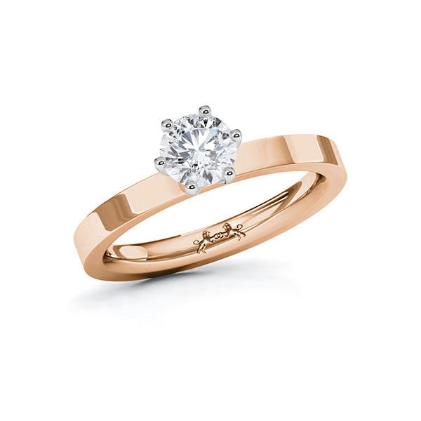 Verlobungsring in Rotgold 585 Weißgold 750 mit 0,4 ct. Brillant tw, vs von Steinberg - Q-ZT6ZR-R5-1IV561Z Verlobungsring in Rotgold 585 Weißgold 750 mit 0,4 ct. Brillant tw, vs von Steinberg - Q-ZT6ZR-R5-1IV561Z