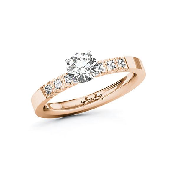 Verlobungsring in Rotgold 585 Weißgold 750 mit 0,7 ct. + zus. 0,18 ct. Brillant tw, vs tw, si von Steinberg - Q-ZT3J2-R5-1QYE3QZ Verlobungsring in Rotgold 585 Weißgold 750 mit 0,7 ct. + zus. 0,18 ct. Brillant tw, vs tw, si von Steinberg - Q-ZT3J2-R5-1QYE3QZ