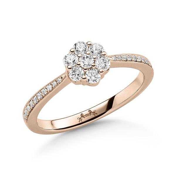 Verlobungsring in Rotgold 750 mit zus. 0,325 ct. tw, vs von Steinberg - Q-11QI5H-R7-1U1NS9Z Verlobungsring in Rotgold 750 mit zus. 0,325 ct. tw, vs von Steinberg - Q-11QI5H-R7-1U1NS9Z