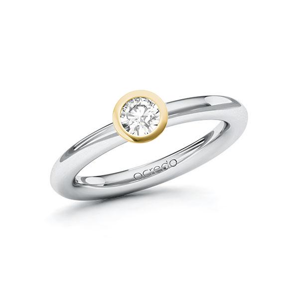 Verlobungsring in Weißgold 585 Gelbgold 585 mit 0,3 ct. Brillant tw, vs von acredo - A-ZYCU3-WG5-1J9PZGZ Verlobungsring in Weißgold 585 Gelbgold 585 mit 0,3 ct. Brillant tw, vs von acredo - A-ZYCU3-WG5-1J9PZGZ