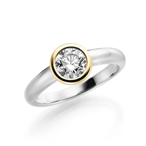 Verlobungsring in Weissgold 585 Gelbgold 585 mit 0,7 ct. Brillant tw, si von 123gold - E-366XM-WG5-1R7KG4Z Verlobungsring in Weissgold 585 Gelbgold 585 mit 0,7 ct. Brillant tw, si von 123gold - E-366XM-WG5-1R7KG4Z