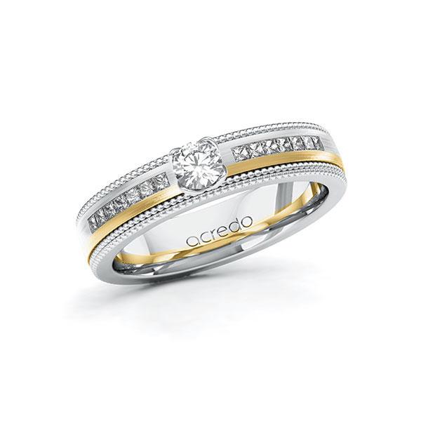 Verlobungsring in Weißgold 585 Gelbgold 585 mit zus. 0,62 ct. Brillant tw, vs tw, si von acredo - A-11LH5Q-WGW5-1Y2E8PZ Verlobungsring in Weißgold 585 Gelbgold 585 mit zus. 0,62 ct. Brillant tw, vs tw, si von acredo - A-11LH5Q-WGW5-1Y2E8PZ