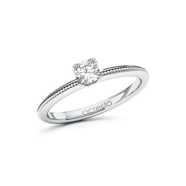 Verlobungsring in Weißgold 585 mit 0,3 ct. Brillant tw, si von acredo - A-11LVJD-WWW5-1R7N81Z Verlobungsring in Weißgold 585 mit 0,3 ct. Brillant tw, si von acredo - A-11LVJD-WWW5-1R7N81Z