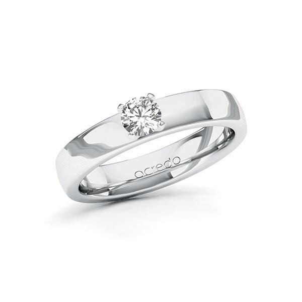 Verlobungsring in Weißgold 585 mit 0,3 ct. Brillant tw, si von acredo - A-ZYQAH-WW5-1R7LF5Z Verlobungsring in Weißgold 585 mit 0,3 ct. Brillant tw, si von acredo - A-ZYQAH-WW5-1R7LF5Z