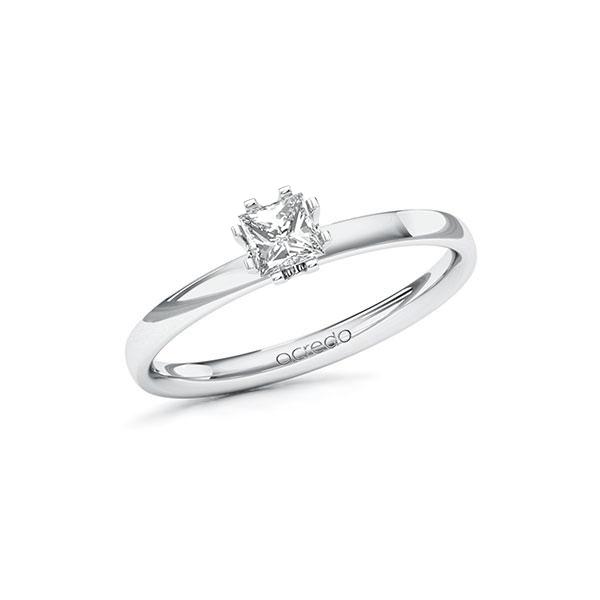 Verlobungsring in Weißgold 585 mit 0,3 ct. Prinzess-Diamant tw, vs von acredo - A-13MXI5-WW5-10VM31Z Verlobungsring in Weißgold 585 mit 0,3 ct. Prinzess-Diamant tw, vs von acredo - A-13MXI5-WW5-10VM31Z