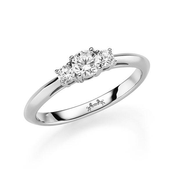 Verlobungsring in Weißgold 585 mit 0,3 ct. + zus. 0,2 ct. Brillant tw, si tw, vs von Steinberg - Q-11QJNW-W5-1U3CJ0Z Verlobungsring in Weißgold 585 mit 0,3 ct. + zus. 0,2 ct. Brillant tw, si tw, vs von Steinberg - Q-11QJNW-W5-1U3CJ0Z