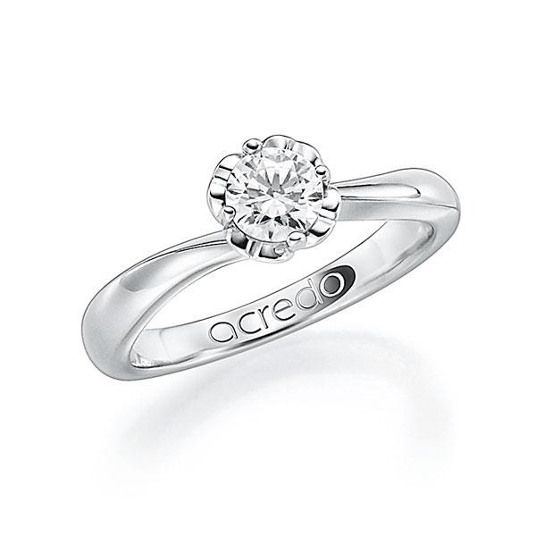 Verlobungsring in Weißgold 585 mit 0,4 ct. Brillant tw, si von acredo - A-F68SL-W5-1R7K9JZ Verlobungsring in Weißgold 585 mit 0,4 ct. Brillant tw, si von acredo - A-F68SL-W5-1R7K9JZ