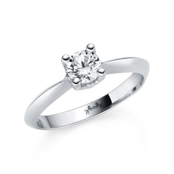 Verlobungsring in Weißgold 585 mit 0,4 ct. Brillant tw, si von Steinberg - C-TJ9C1-W5-1R7K9JZ Verlobungsring in Weißgold 585 mit 0,4 ct. Brillant tw, si von Steinberg - C-TJ9C1-W5-1R7K9JZ