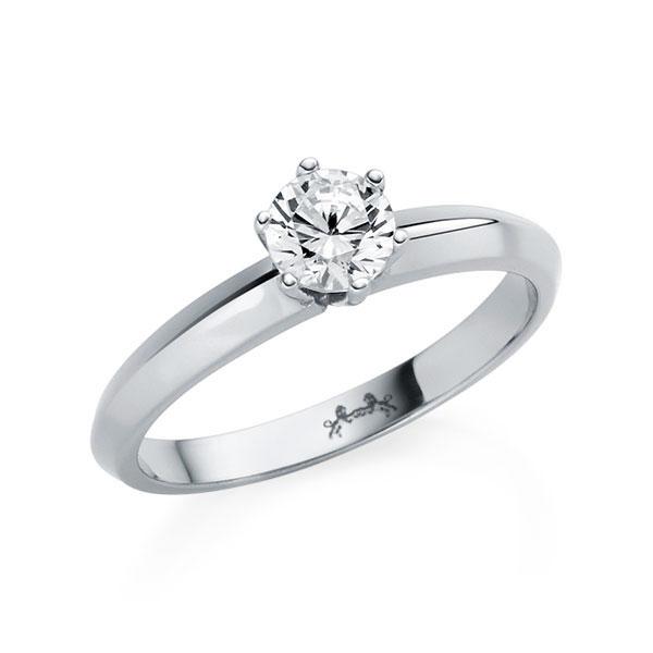 Verlobungsring in Weißgold 585 mit 0,4 ct. Brillant tw, si von Steinberg - C-TKT3G-W5-1R7K5FZ Verlobungsring in Weißgold 585 mit 0,4 ct. Brillant tw, si von Steinberg - C-TKT3G-W5-1R7K5FZ