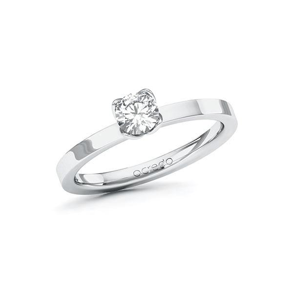 Verlobungsring in Weissgold 585 mit 0,4 ct. Brillant tw, vs von acredo - A-ZXC42-WW5-1QLP18Z Verlobungsring in Weissgold 585 mit 0,4 ct. Brillant tw, vs von acredo - A-ZXC42-WW5-1QLP18Z