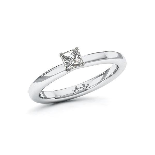 Verlobungsring in Weißgold 585 mit 0,4 ct. Prinzess-Diamant tw, vs von Steinberg - Q-ZT6DS-W5-UZDH6Z Verlobungsring in Weißgold 585 mit 0,4 ct. Prinzess-Diamant tw, vs von Steinberg - Q-ZT6DS-W5-UZDH6Z