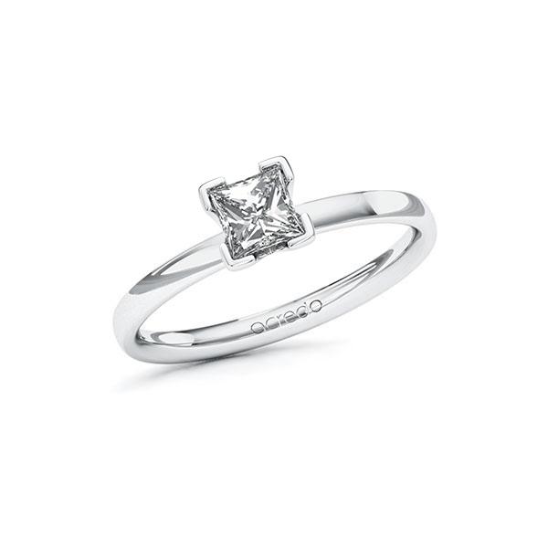 Verlobungsring in Weissgold 585 mit 0,5 ct. Prinzess-Diamant tw, vs von acredo - A-10F7VG-WW5-1QLNLJZ Verlobungsring in Weissgold 585 mit 0,5 ct. Prinzess-Diamant tw, vs von acredo - A-10F7VG-WW5-1QLNLJZ