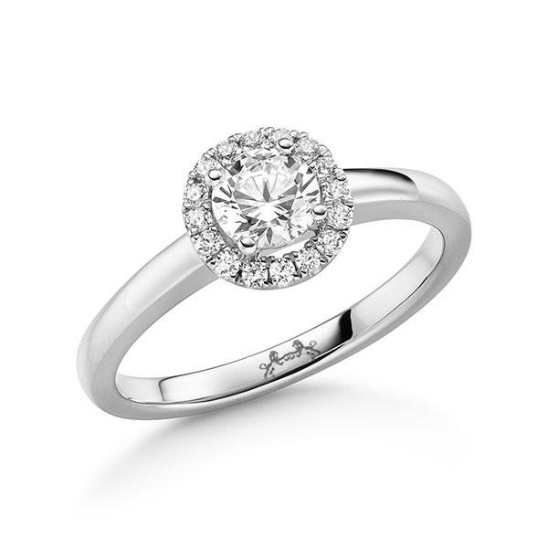 Verlobungsring in Weißgold 585 mit 0,5 ct. + zus. 0,096 ct. Brillant tw, vs von Steinberg - Q-11QKNE-W5-1U3CMVZ Verlobungsring in Weißgold 585 mit 0,5 ct. + zus. 0,096 ct. Brillant tw, vs von Steinberg - Q-11QKNE-W5-1U3CMVZ