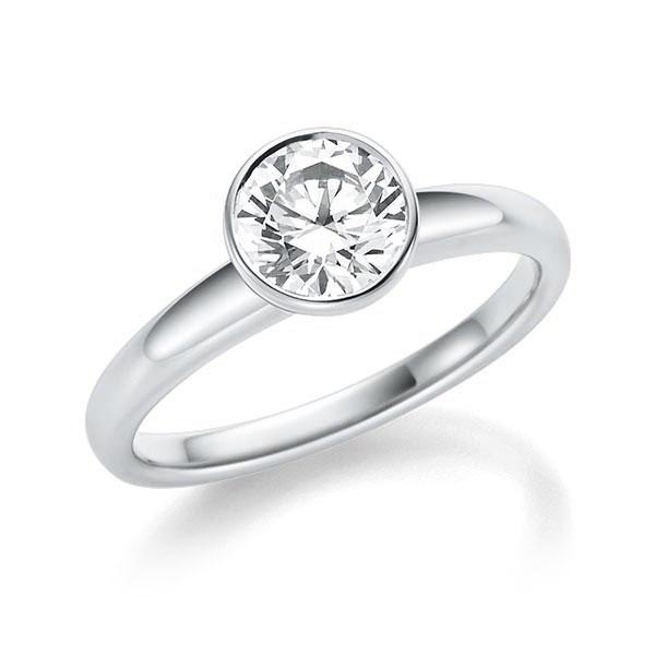 Verlobungsring in Weißgold 585 mit 0,7 ct. Brillant tw, si von Steinberg - Q-ZFGWF-W5-1R7KG4Z Verlobungsring in Weißgold 585 mit 0,7 ct. Brillant tw, si von Steinberg - Q-ZFGWF-W5-1R7KG4Z