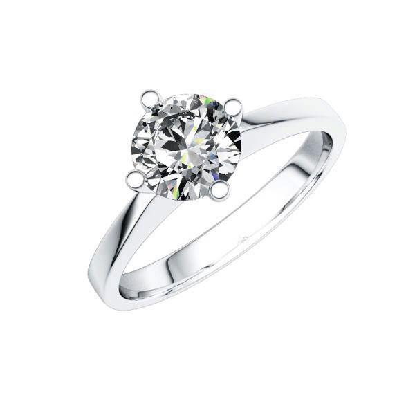 Verlobungsring in Weißgold 585 mit 1 ct. Brillant tw, si von 123gold - E-TZWYW-W5-1R7K9MZ Verlobungsring in Weißgold 585 mit 1 ct. Brillant tw, si von 123gold - E-TZWYW-W5-1R7K9MZ