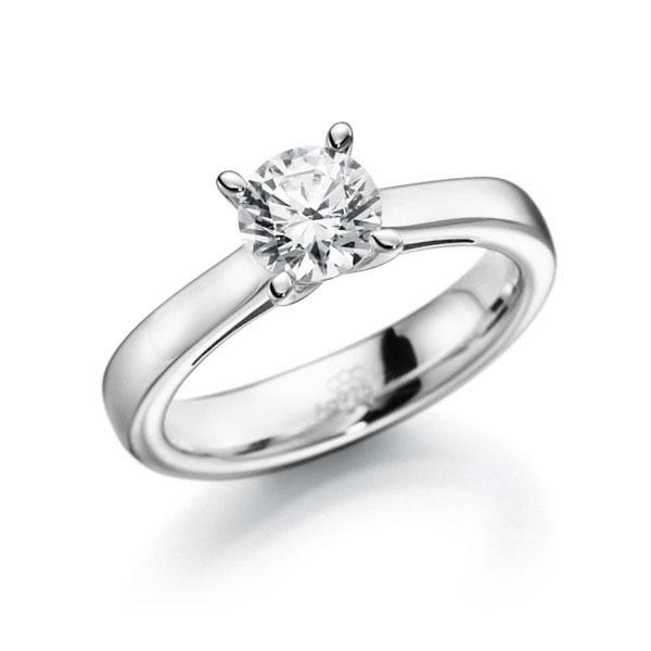 Verlobungsring in Weißgold 585 mit 1 ct. Brillant tw, si von acredo - A-10L5CC-W5-1R7K9MZ Verlobungsring in Weißgold 585 mit 1 ct. Brillant tw, si von acredo - A-10L5CC-W5-1R7K9MZ