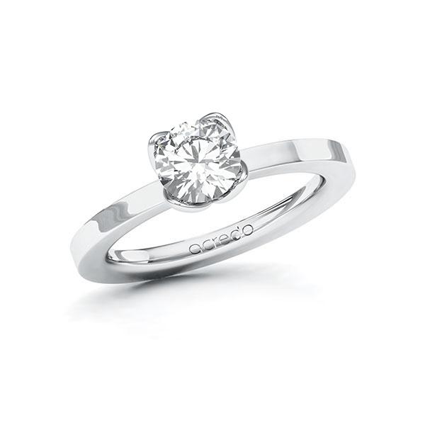 Verlobungsring in Weißgold 585 mit 1 ct. Brillant tw, si von acredo - A-ZZQ6M-WW5-1R8BIYZ Verlobungsring in Weißgold 585 mit 1 ct. Brillant tw, si von acredo - A-ZZQ6M-WW5-1R8BIYZ