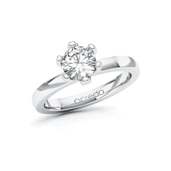 Verlobungsring in Weissgold 585 mit 1 ct. Brillant tw, vs von acredo - A-10ELY0-WW5-1R0SUMZ Verlobungsring in Weissgold 585 mit 1 ct. Brillant tw, vs von acredo - A-10ELY0-WW5-1R0SUMZ