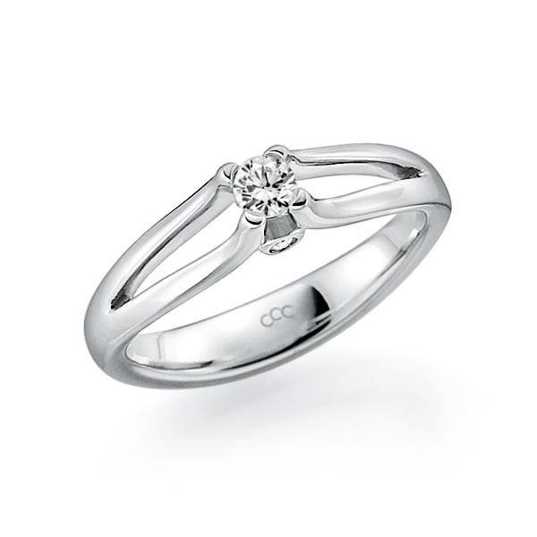 Verlobungsring in Weißgold 585 mit zus. 0,15 ct. beidseitiger seitlicher Brillantbesatz 2x 0,015ct Brillant tw, vs tw, si von acredo - A-10LFV0-W5-N3TMBZ Verlobungsring in Weißgold 585 mit zus. 0,15 ct. beidseitiger seitlicher Brillantbesatz 2x 0,015ct Brillant tw, vs tw, si von acredo - A-10LFV0-W5-N3TMBZ