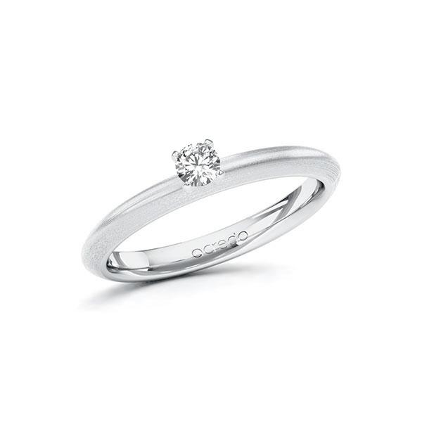 Verlobungsring in Weißgold 585 mit zus. 0,15 ct. Brillant tw, si von acredo - A-10FHN2-WW5-1R1RBVZ Verlobungsring in Weißgold 585 mit zus. 0,15 ct. Brillant tw, si von acredo - A-10FHN2-WW5-1R1RBVZ